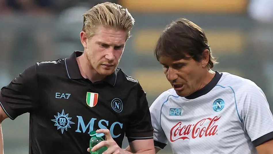 Celebrated in the manner of the legendary Maradona – might De Bruyne make a comeback to trouble Man City?